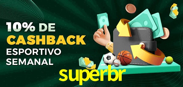 10% de bônus de cashback na superbr